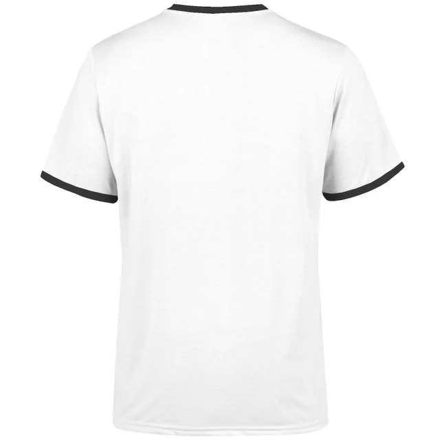 Stranger Things Hellfire Club Unisex Ringer T-Shirt - White/Black