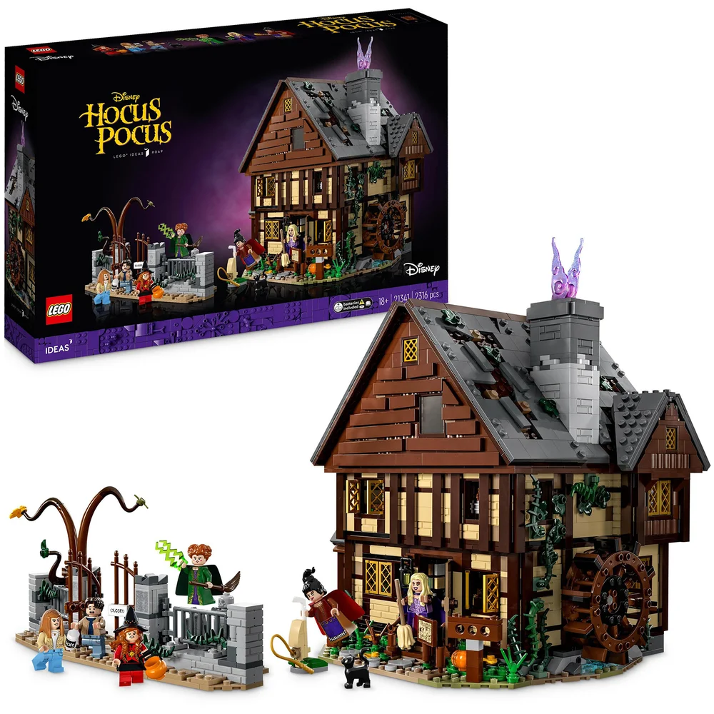 LEGO Ideas Disney Hocus Pocus: The Sanderson Sisters' Cottage 21341 Image 1