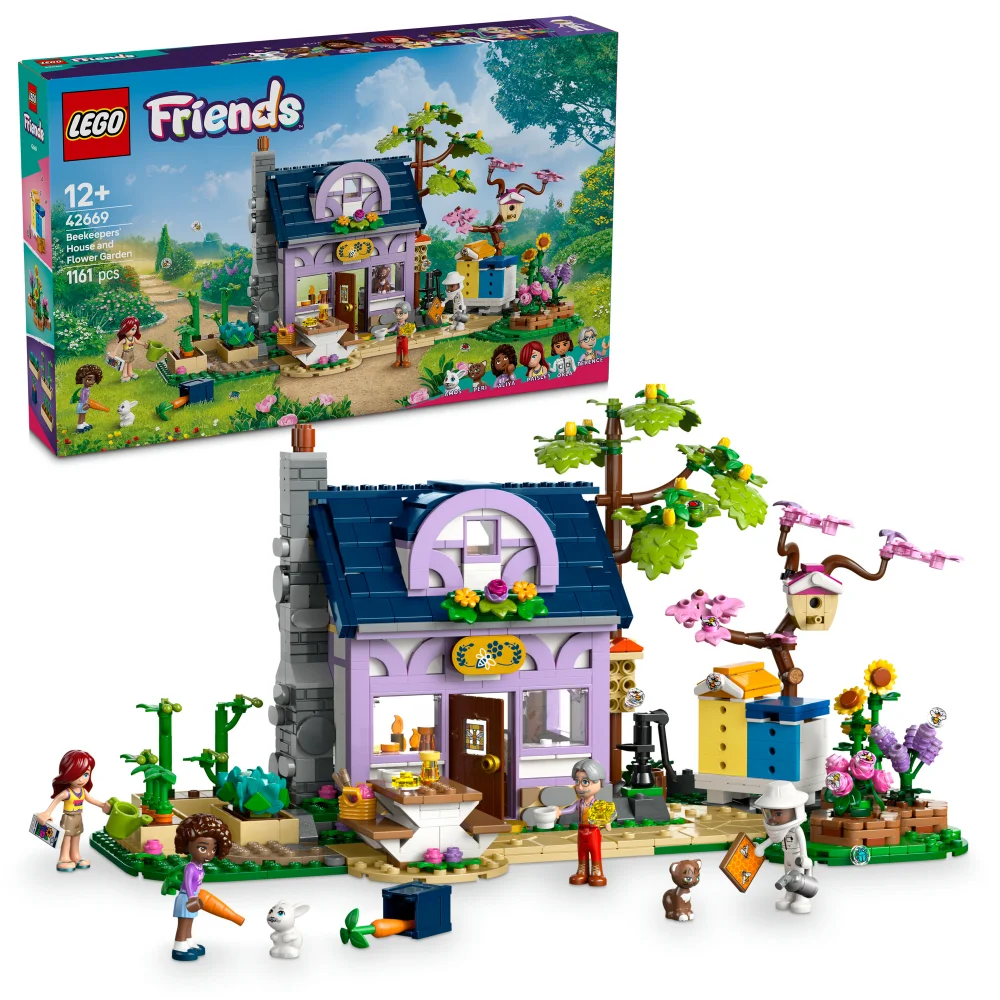 LEGO® Friends Beekeepers’ House and Flower Garden Building Kit 42669 Image 1