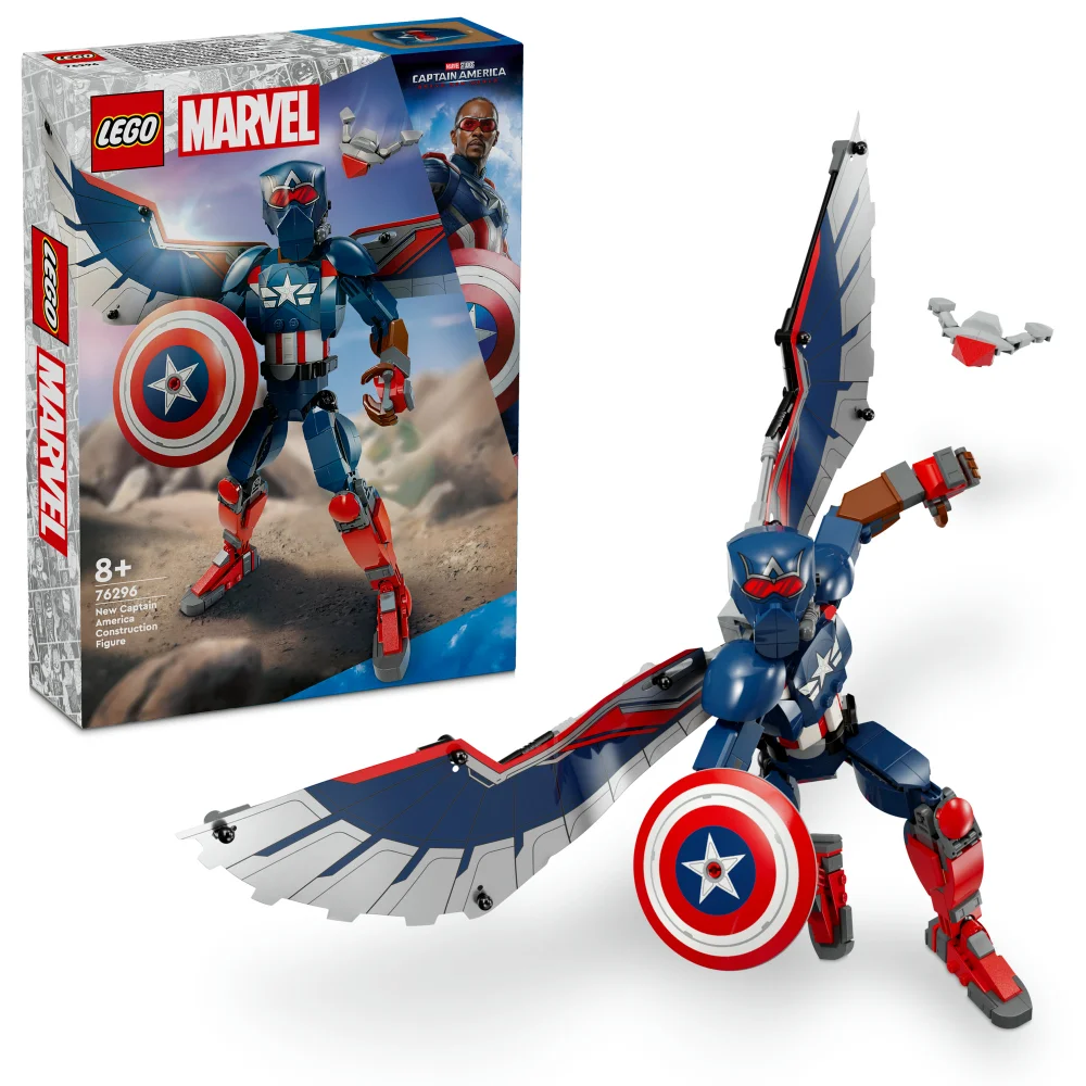LEGO Marvel New Captain America Construction Figure 76296 Image 1
