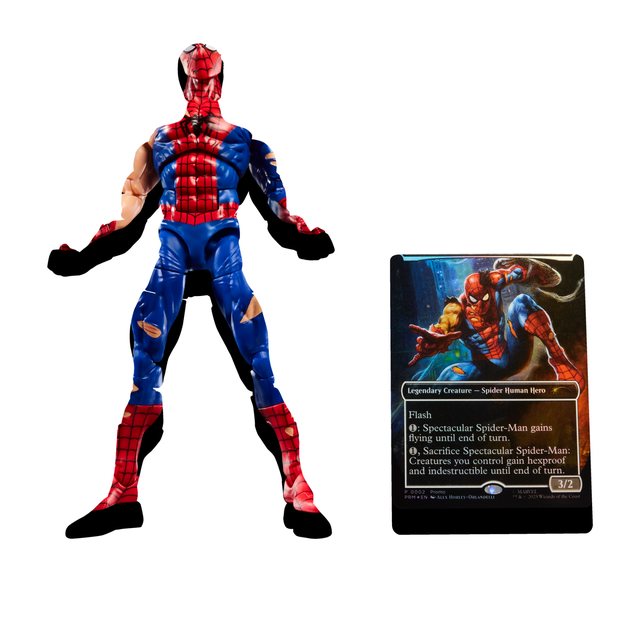 Hasbro Marvel Legends Spider-Man x Magic: The Gathering Spider-Man 6" Action Figure & Trading Card
