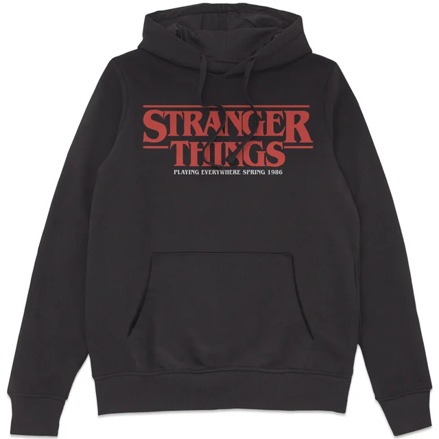 Stranger Things Unfortunate Journeys To The Upside Down Hoodie - Black