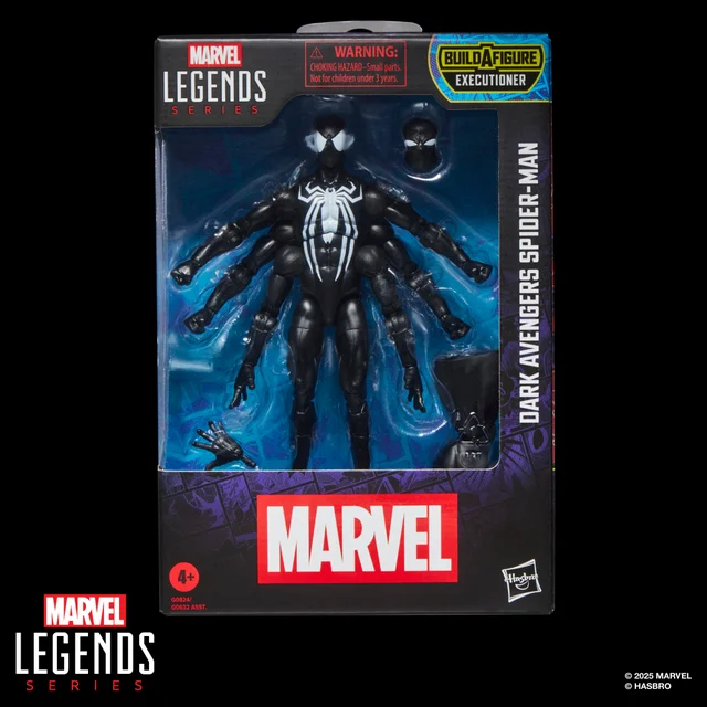 Hasbro Marvel Legends Series Dark Avengers Spider-Man, Avengers Comics Action Figure