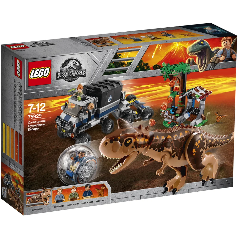 LEGO Jurassic World Fallen Kingdom: Carnotaurus Gyrosphere Escape (75929) Image 1