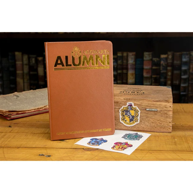 Hogwarts Alumni Notebook and Sticker Set