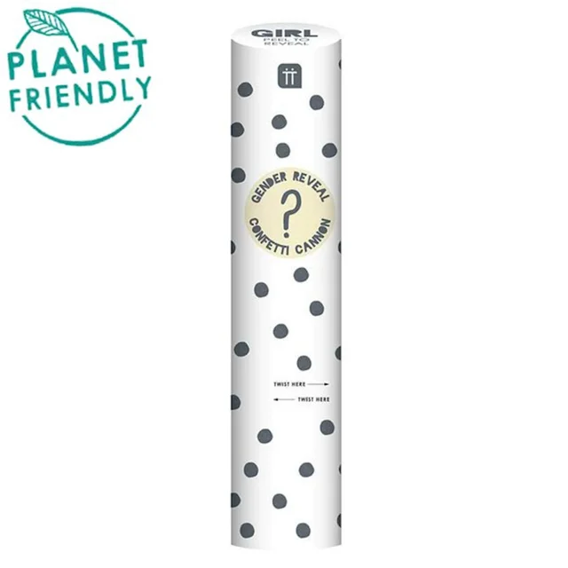 Party Time Gender Reveal Confetti Canon - Girl