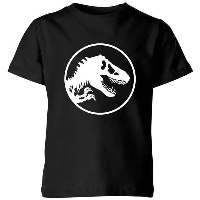 Jurassic Park Circle Logo Kids' T-Shirt - Black