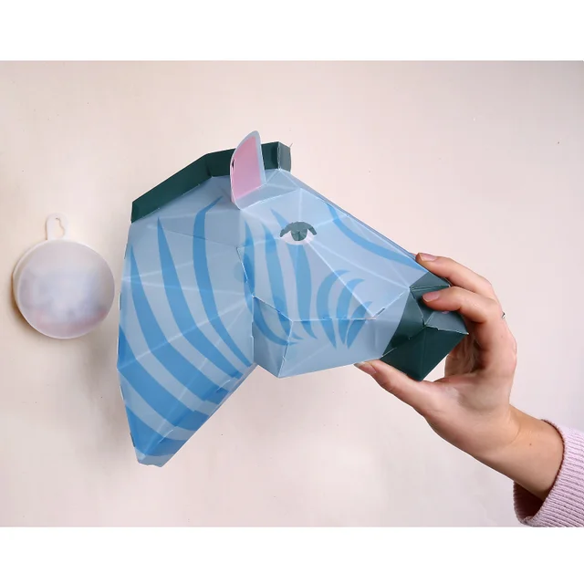 Make Your Own Zebra Head Light