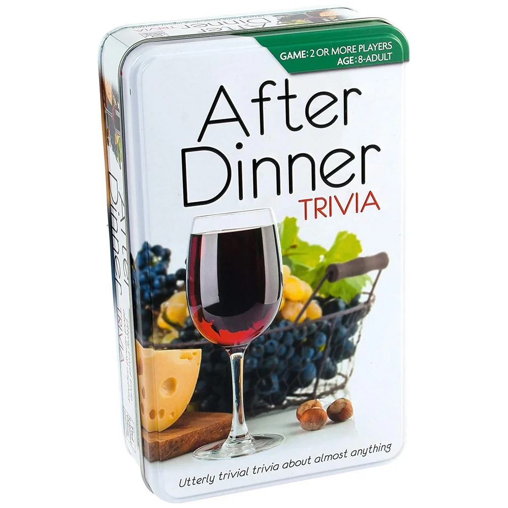 After Dinner Trivia Card Game Image 1