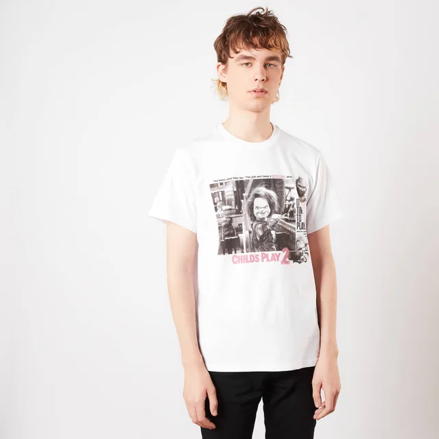 Chucky Childs Play 2 Unisex Unisex Heavyweight T-Shirt - White