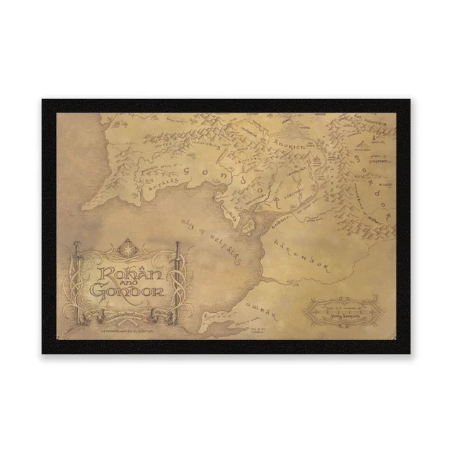 Lord Of The Rings Rohan And Gondor Entrance Mat
