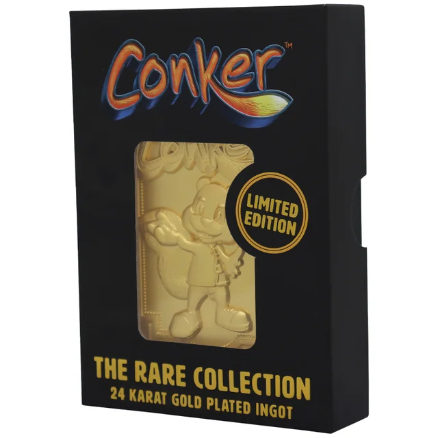 The Rare Collection - Conker 24k Gold Plated Ingot - Rare Store Exclusive