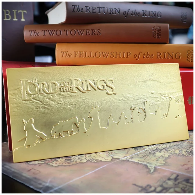 DUST! Lord of the Rings "Fellowship of the Ring" Plaque Replica - Zavvi Exclusive