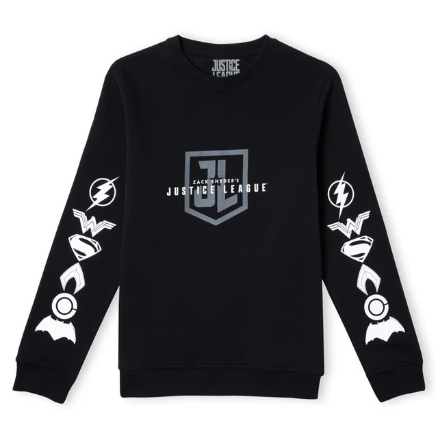 Justice League Zack Snyders JL Unisex Sweatshirt - Black