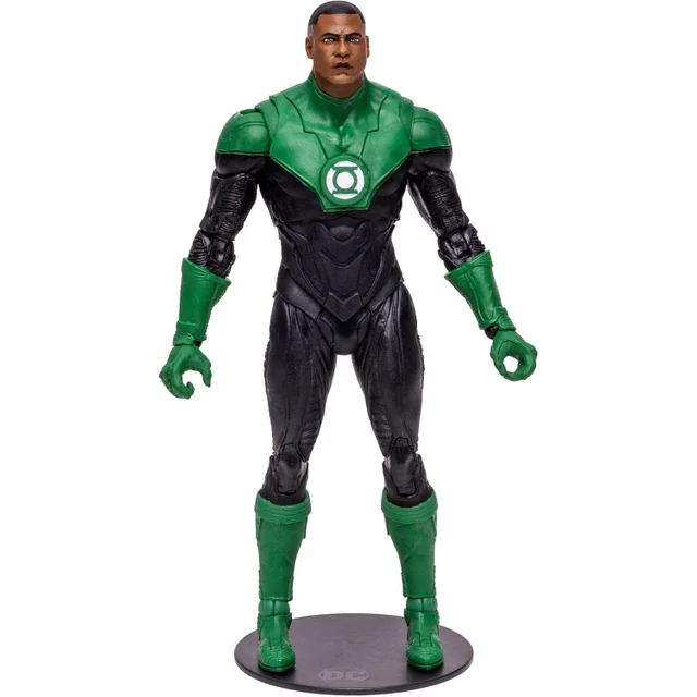 McFarlane Toys, 7-Inch DC Endless Winter Green Lantern (John Stewart) Action Figure with 22 Moving Parts, Collectible DC Figure