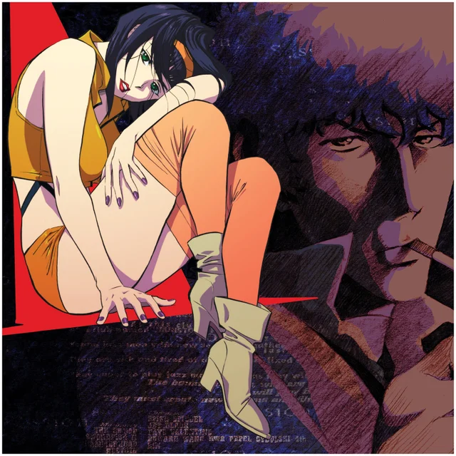 Cowboy Bebop - Original Series Soundtrack Zavvi Exclusive Translucent Orange Vinyl 2LP