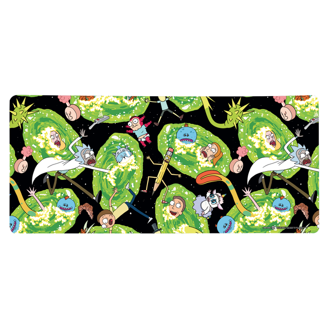 Rick and Morty Portals Gaming Mouse Mat