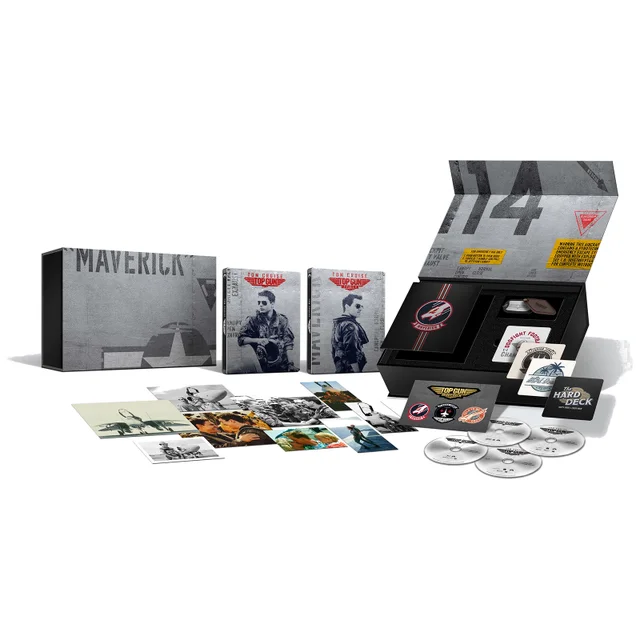 Top Gun Maverick and Top Gun - 2 Movie 4K Ultra HD Steelbook Superfan Collection
