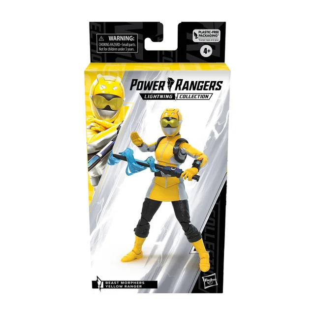 Hasbro Power Rangers Lightning Collection Beast Morphers Yellow Ranger Action Figure