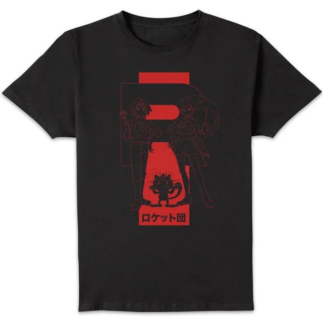Akedo X Pokémon Team Rocket Men's T-Shirt - Black