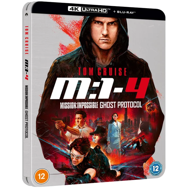 Mission Impossible Ghost Protocol 4K Ultra HD Steelbook (includes Blu-ray)