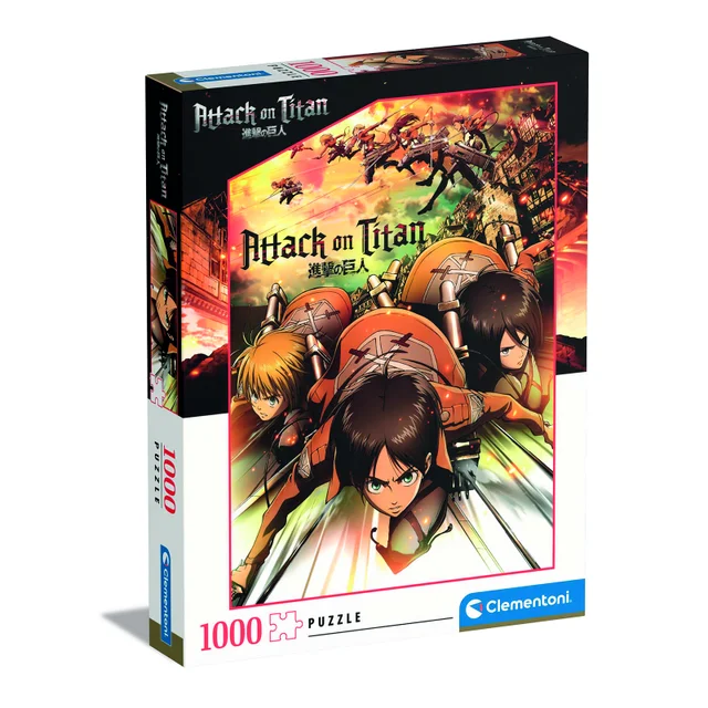Clementoni Anime Attack On Titan 1000 Piece Jigsaw Puzzle 1