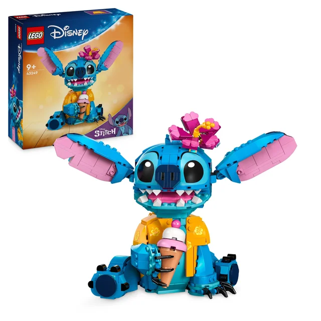 LEGO | Disney Stitch Buildable Kids’ Toy Playset with Ice-Cream Cone 43249