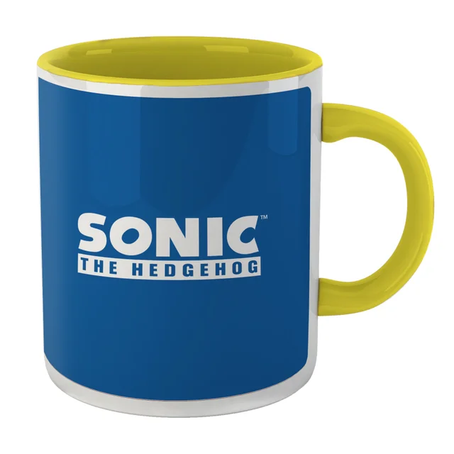 Sonic The Hedgehog Sonic Face Mug - Yellow