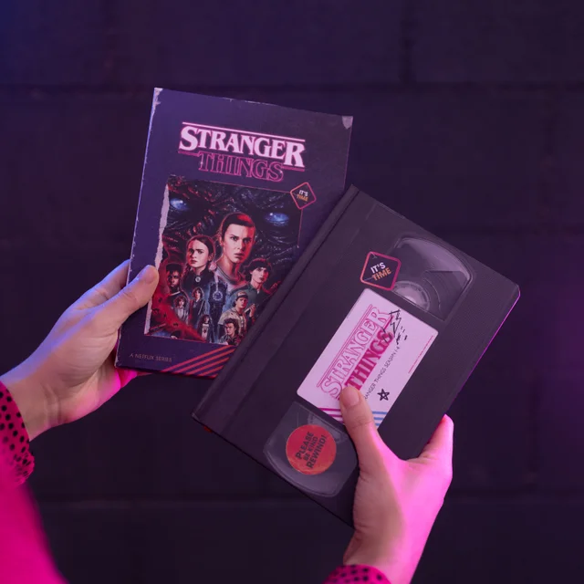 Stranger Things VHS Premium A5 Notebook