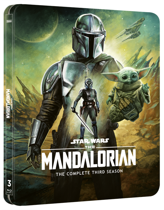 Star Wars Mandalorian Season 3 4K Ultra HD & Blu-ray Steelbook (Disney+ Original - includes artcards)