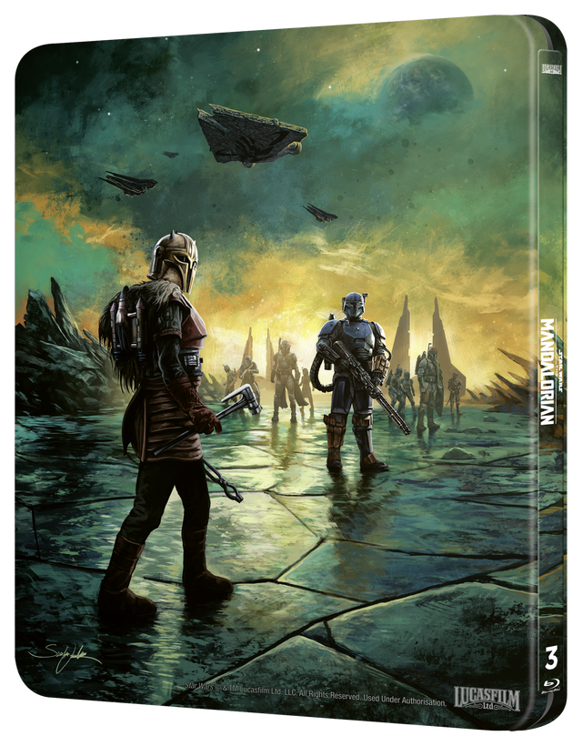 Star Wars Mandalorian Season 3 4K Ultra HD & Blu-ray Steelbook (Disney+ Original - includes artcards)