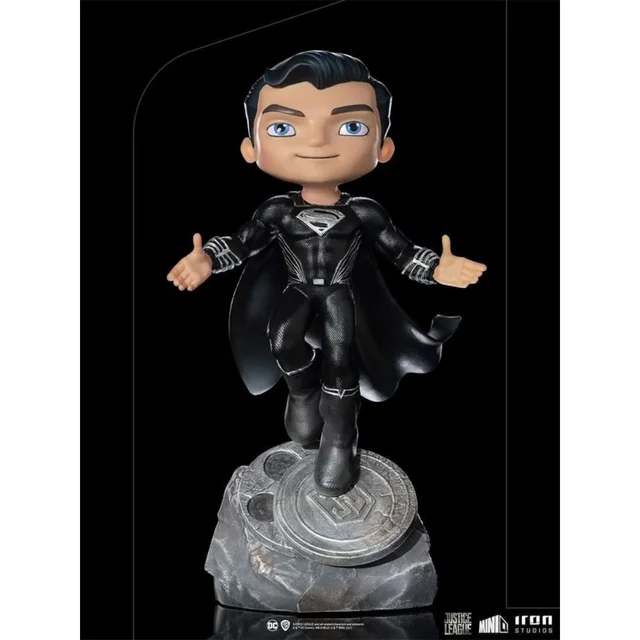 Iron Studios DC Comics Zack Snyder's Black Suit Superman Minico Figure