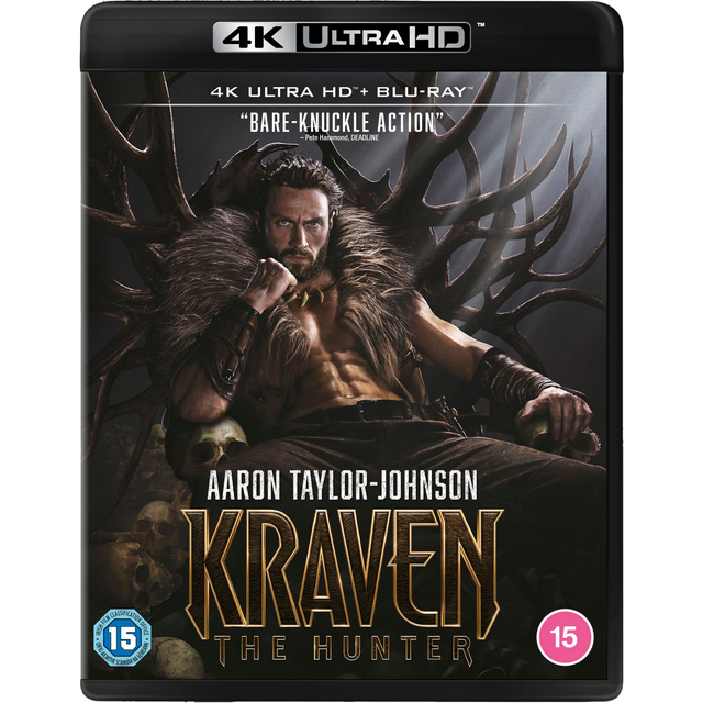 KRAVEN THE HUNTER 4K ULTRA HD & BLU-RAY