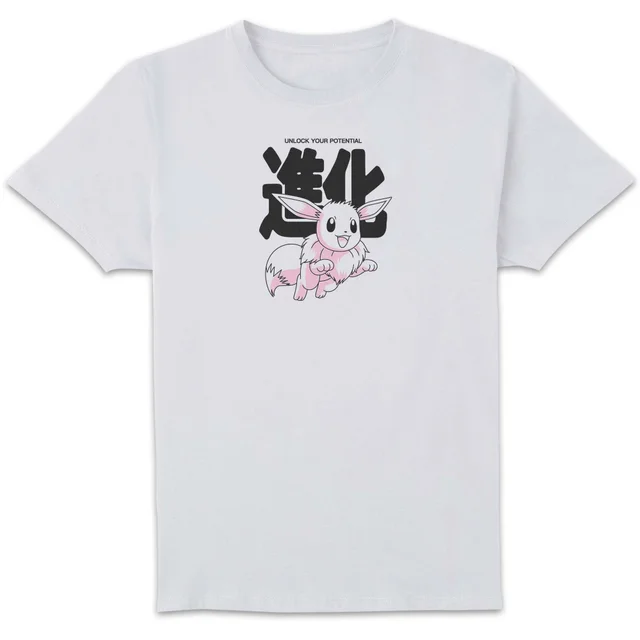 Pokémon Chain Of Eevee Evolutions Unisex T-Shirt - White