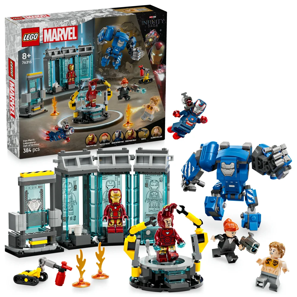 LEGO Marvel Iron Man’s Laboratory: Hall of Armour Set 76315 Image 1