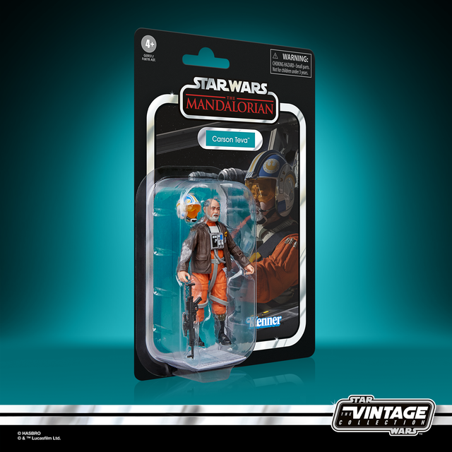 Hasbro Star Wars The Vintage Collection The Mandalorian Carson Teva Action Figure (3.75”)