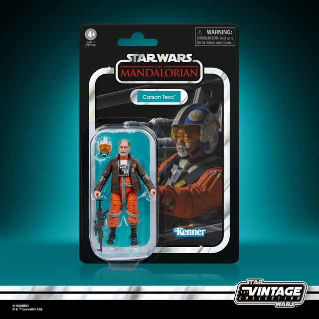 Hasbro Star Wars The Vintage Collection The Mandalorian Carson Teva Action Figure (3.75”)