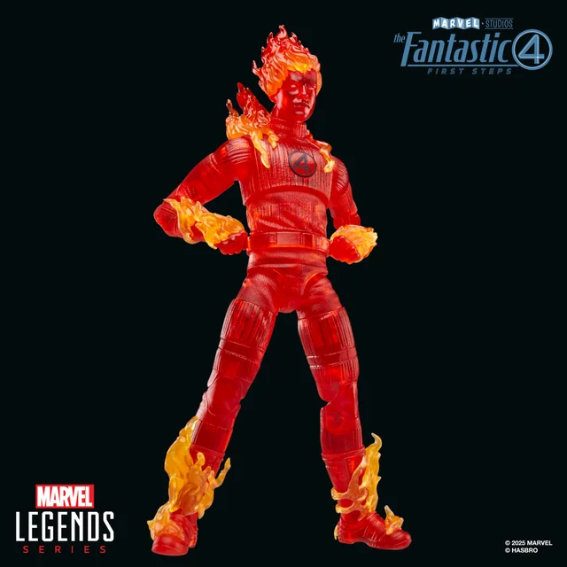 Hasbro Marvel Legends Series Human Torch, The Fantastic Four: First Steps 6" Action Figure