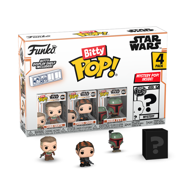 Star Wars Mandalorian Marshal 4 Pack Funko POP Bitty