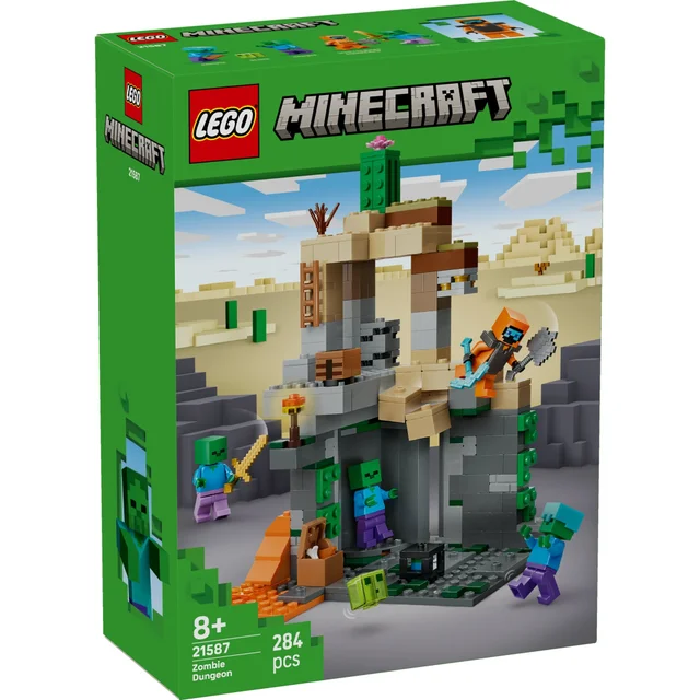 LEGO Minecraft Zombie Dungeon Building Toy for Kids 21587