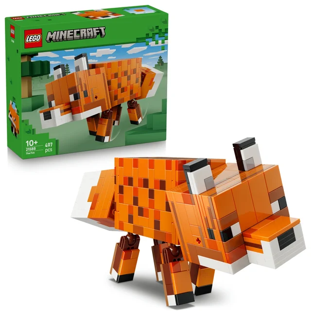 LEGO Minecraft The Fox Toy Gaming Decor Gift 21588