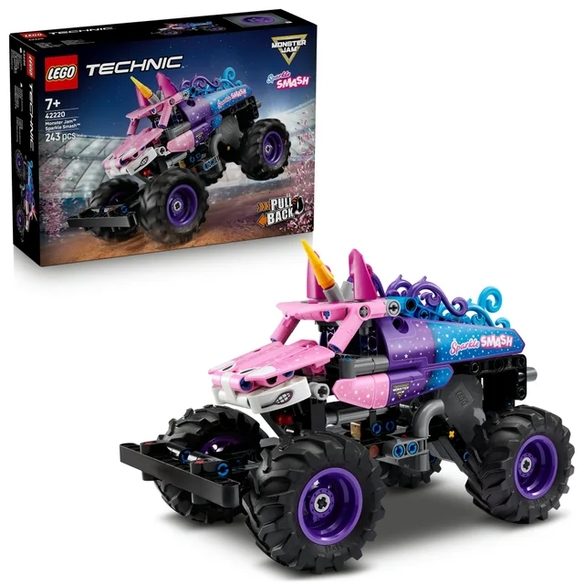 LEGO Technic Monster Jam Sparkle Smash Pull-Back Toy 42220