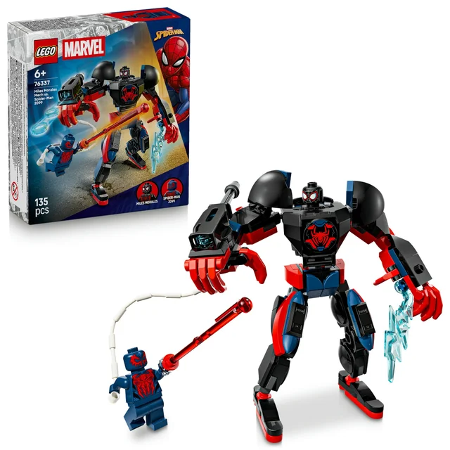 LEGO ǀ Marvel Miles Morales Mech vs. Spider-Man 2099 76337