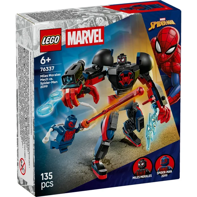 LEGO ǀ Marvel Miles Morales Mech vs. Spider-Man 2099 76337