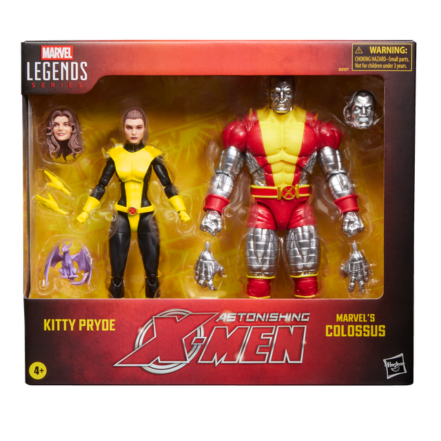 Hasbro Marvel Legends Series X-Men Kitty Pryde & Marvel’s Colossus, Two 6" Action Figures