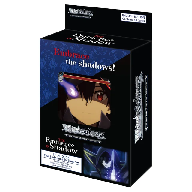 Weiss Schwarz Trading Card Game Trial Deck: The Eminence in Shadow