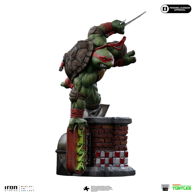 Iron Studios Teenage Mutant Ninja Turtles Raphael Art Scale 1/10 Statue