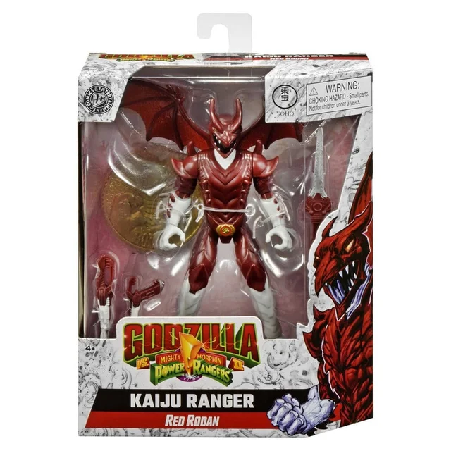 Mighty Morphin Power Rangers x Godzilla Action Figure Red Rodan