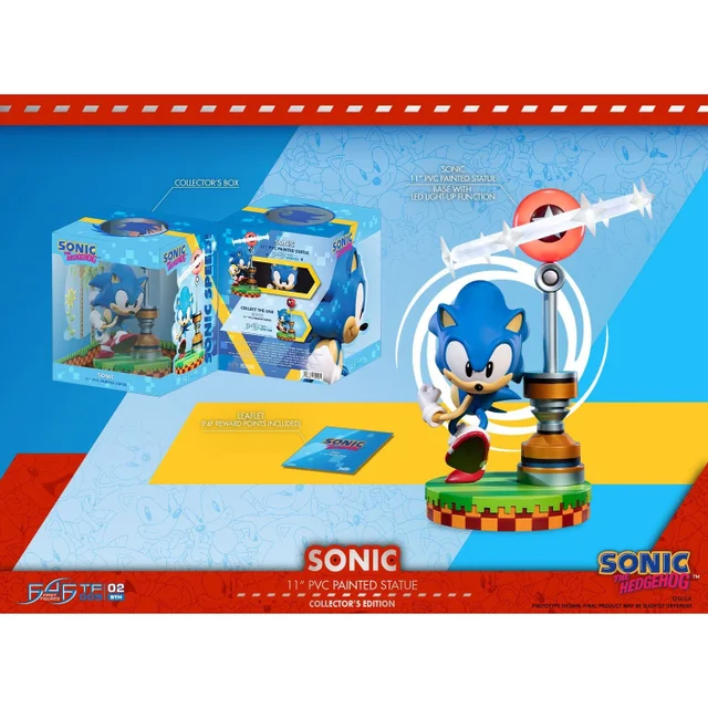 First 4 Figures Sonic The Hedgehog Sonic Collector's Edition PVC Statue (27cm)