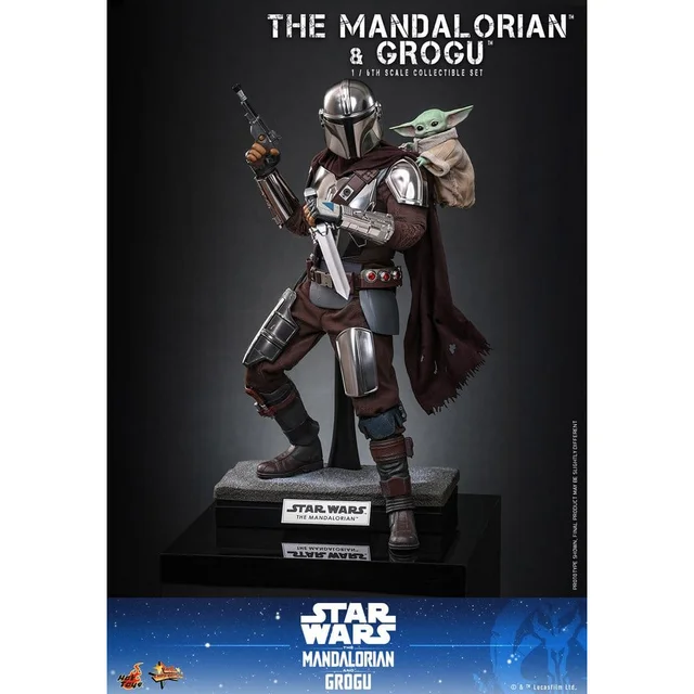 Star Wars: The Mandalorian & Grogu Movie Masterpiece Action Figure 1/6 The Mandalorian and Grogu 31 cm